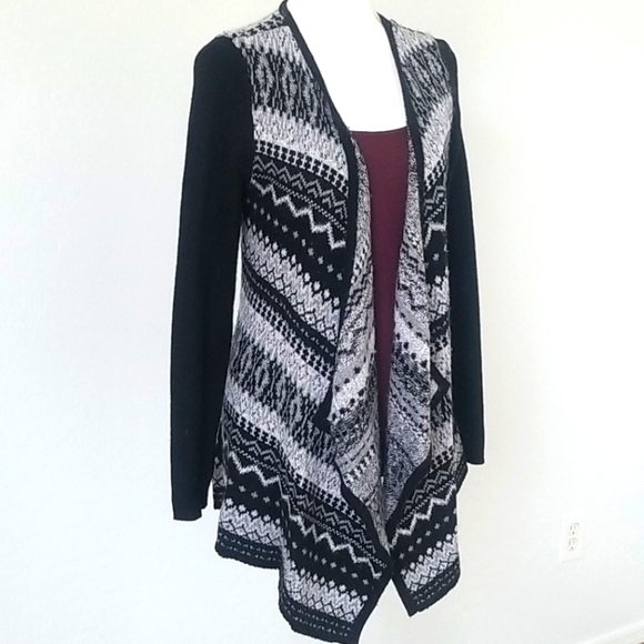 NWT ADVENTURA Striped Knit Cardigan - Picture 2 of 8